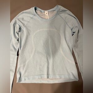 Lululemon Athletica Light Blue long sleeve never worn